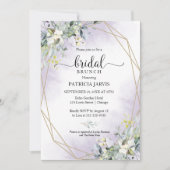 Invitation de brunch de mariage géométrique eucaly (Devant)