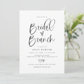 Invitation de brunch de mariage, typographie fanta (Debout devant)