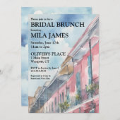 Invitation de brunch de mariée inspirée par NOLA (Devant / Derrière)