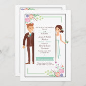 Invitation de Brunch de Newlysée (Devant / Derrière)