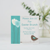 Invitation de brunch de Pâques (Debout devant)