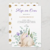 Invitation de Brunch de Pâques (Devant / Derrière)