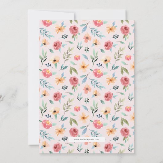 Invitation de Brunch de Pâques (Dos)