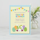 Invitation de brunch de Pâques (Debout devant)