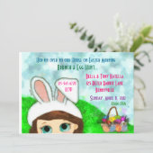 Invitation de brunch de Pâques (Debout devant)