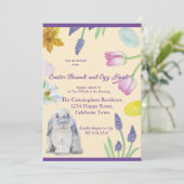 Invitation de Brunch de Pâques (Debout devant)