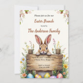 Invitation de Brunch de Pâques (Devant)