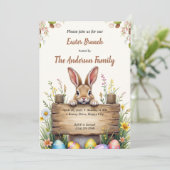 Invitation de Brunch de Pâques (Debout devant)