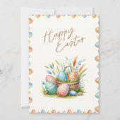 Invitation de Brunch de Pâques (Dos)