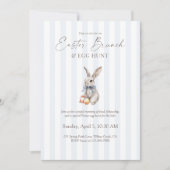 Invitation de brunch de Pâques et chasse aux œufs (Devant)
