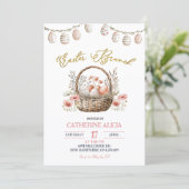 Invitation de brunch de Pâques florale bohème (Debout devant)