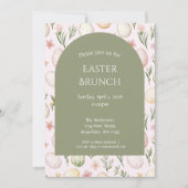 Invitation de brunch de Pâques modifiable en téléc (Devant)