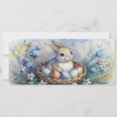 Invitation de Brunch de Pâques vintage (Dos)