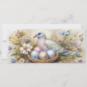 Invitation de Brunch de Pâques vintage (Dos)