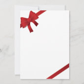 Invitation de brunch d'hiver après mariage avec ru (Dos)