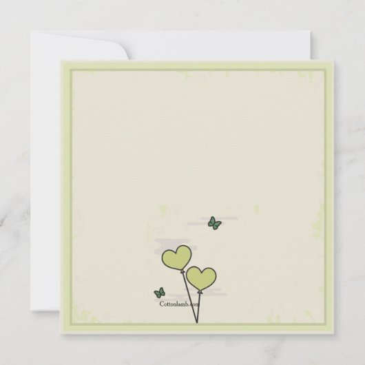 Invitation de Brunch du Mariage (Dos)