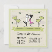 Invitation de Brunch du Mariage (Devant)