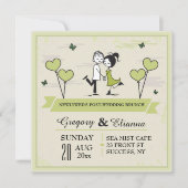 Invitation de Brunch du Mariage (Devant)