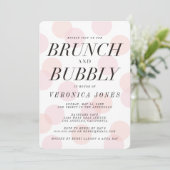 Invitation de Brunch élégant et de douche nuptiale (Debout devant)
