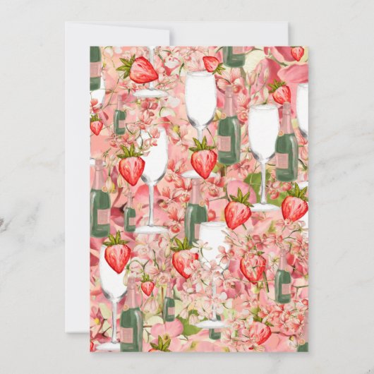 Invitation de Brunch et de Bubbly (Dos)