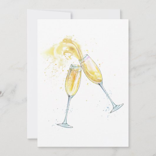 Invitation de Brunch et de Bubbly (Dos)