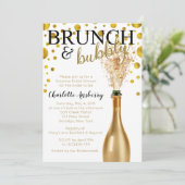 Invitation de Brunch et de Bubbly (Debout devant)