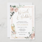 Invitation de Brunch et de Bubbly (Devant)