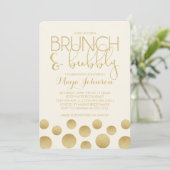 Invitation de Brunch et de Bubbly (Debout devant)