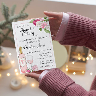 Invitation de Brunch et de Bubbly