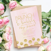 Invitation de Brunch et de Bubbly