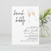 Invitation de Brunch et de Bubbly (Debout devant)