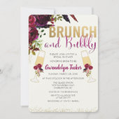 Invitation de Brunch et de Bubbly (Devant)