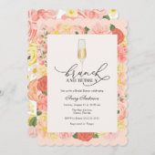 Invitation de Brunch et de Bubbly (Devant / Derrière)