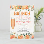 Invitation de Brunch et de Bubbly (Debout devant)