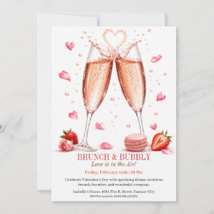 Invitation de brunch et de bulles Champagne Brunch