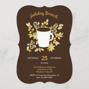 Invitation de Brunch Floral