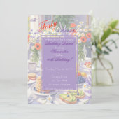 Invitation de Brunch Floral (Debout devant)