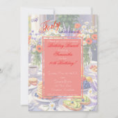 Invitation de Brunch Floral (Devant)