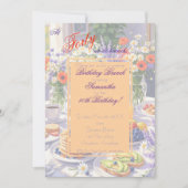 Invitation de Brunch Floral (Devant)