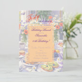 Invitation de Brunch Floral (Debout devant)