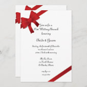 Invitation de brunch hivernal après mariage avec r (Devant / Derrière)