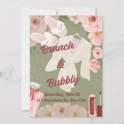 Invitation de Brunch nuptial (Devant)