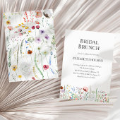 Invitation de Brunch nuptial Fleur sauvage Waterco