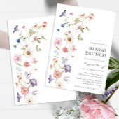 Invitation de Brunch nuptial floral