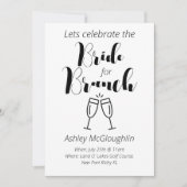 Invitation de brunch nuptial simple (Devant)