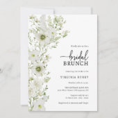Invitation de Brunch nuptial vert (Devant)