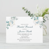 Invitation de brunch nuptiale Watercolor (Debout devant)