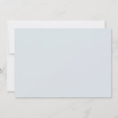 Invitation de brunch nuptiale Watercolor (Dos)