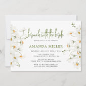 Invitation de brunch pour la baby shower de mariag (Devant)