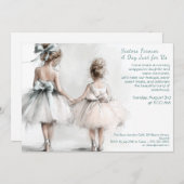 Invitation de brunch pour la journée des sœurs élé (Devant / Derrière)